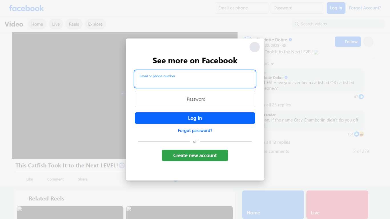 This Catfish Took It to the Next LEVEL!🥶 Charlotte Dobre Facebook